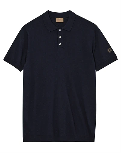 Mos Msh Gallery - MMGAdam Soft Polo - Navy